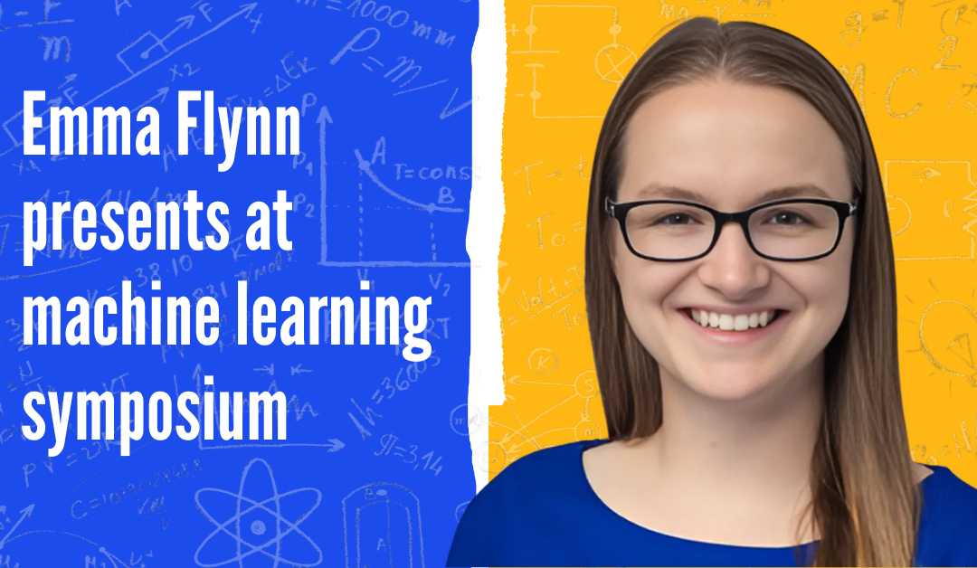 CPCB student Emma Flynn presents research at the Machine Learning in Drug Discovery Symposium