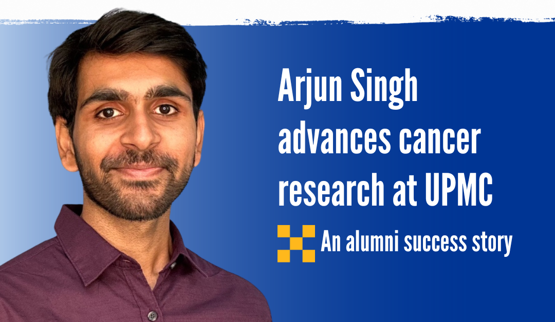 Pitt alumnus Arjun Singh advances cancer research at UPMC Hillman Cancer Center