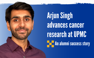 Pitt alumnus Arjun Singh advances cancer research at UPMC Hillman Cancer Center