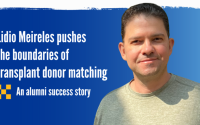 Fighting lymphoma inspired alumnus Lidio Meireles to push the boundaries of transplant donor matching