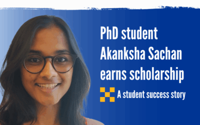 PhD student Akanksha Sachan earns scholarship from the American Federation for Aging Research