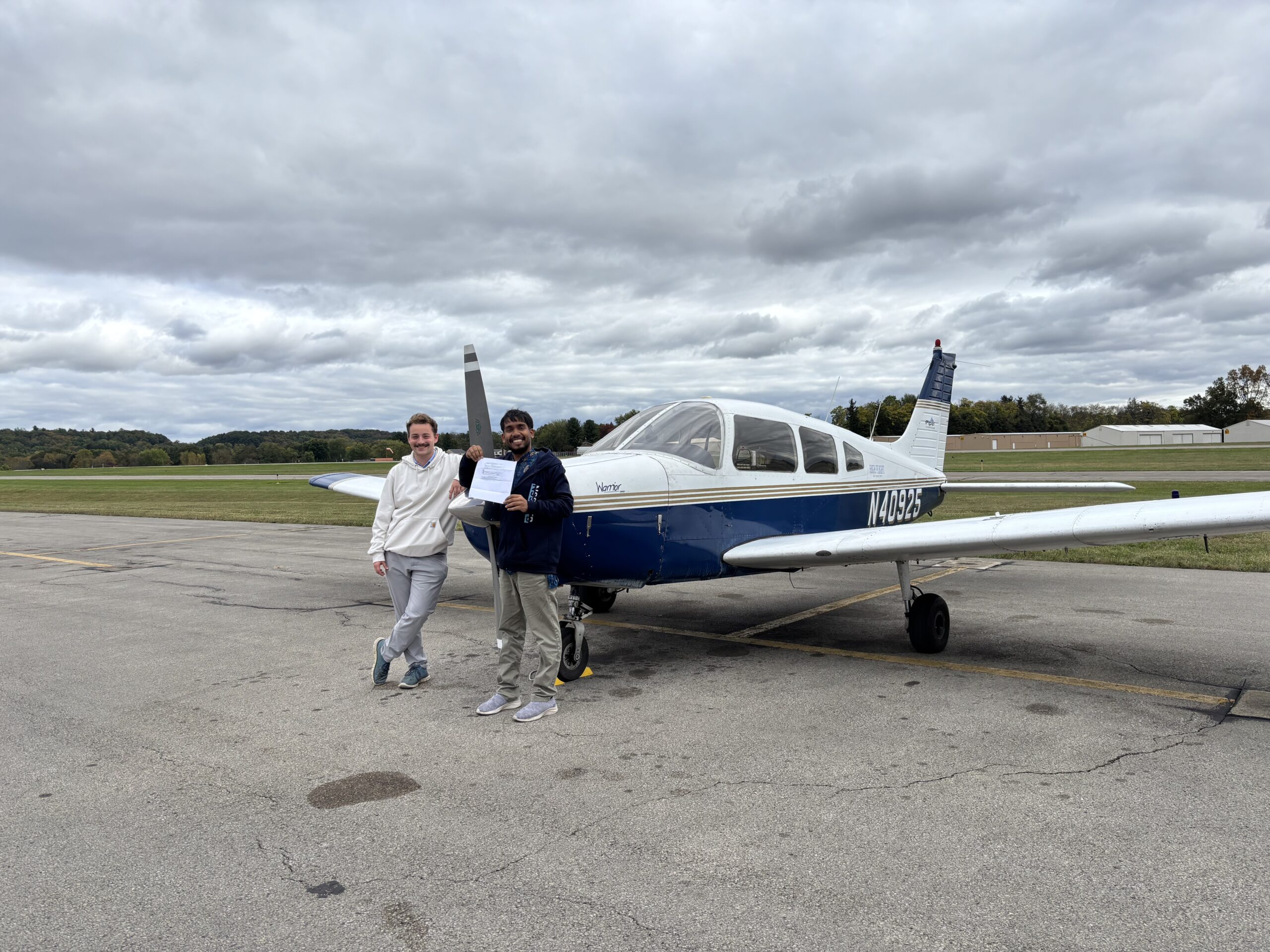 PhD student Swapnil Keshari reaches new heights as a pilot