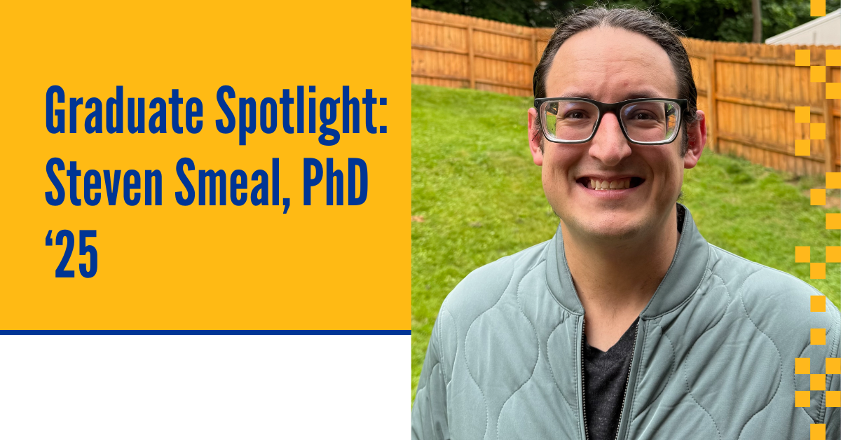 Steven Smeal, PhD graduate