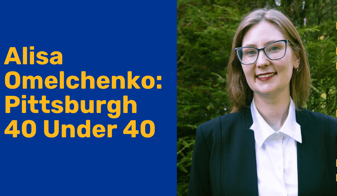 Alisa Omelchenko honored as Pittsburgh 40 Under 40 awardee